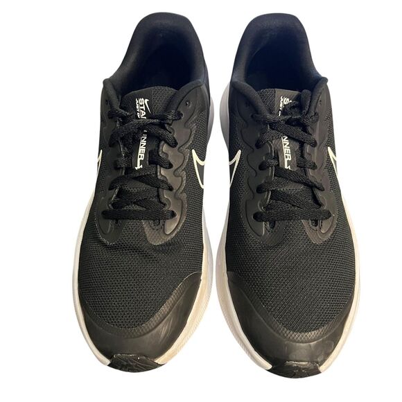 Nike Star Runner 3 Shoes Youth Size 6Y Black White Running Sneakers DA2776-003 - Picture 3 of 11